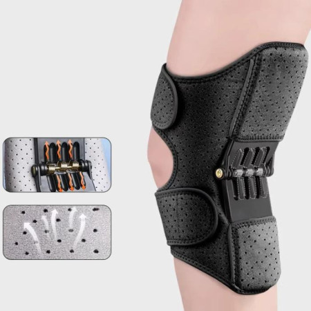 1 Piece Professional Knee Support Pad For Suitable Walking And Climbing (Black)
