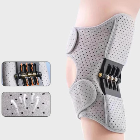 Professional Knee Support Pad For Suitable Walking And Climbing (Grey)